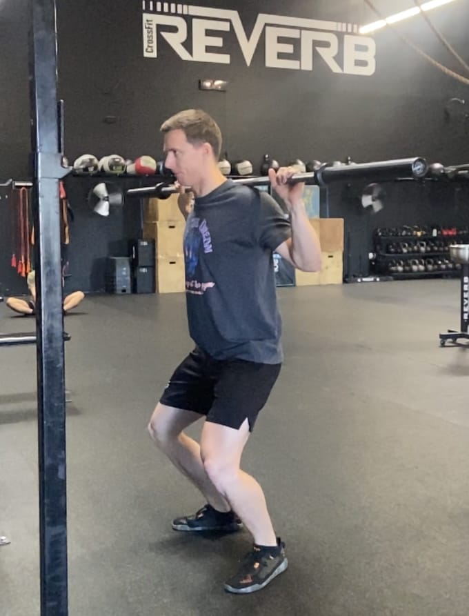 back squat fault knees initiation