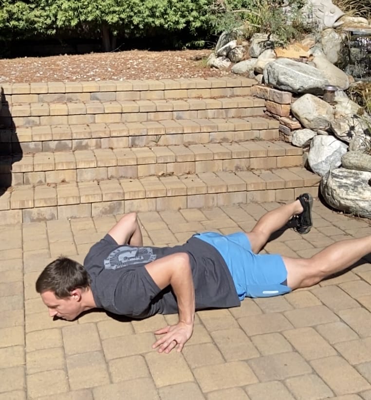 burpee bottom on ground